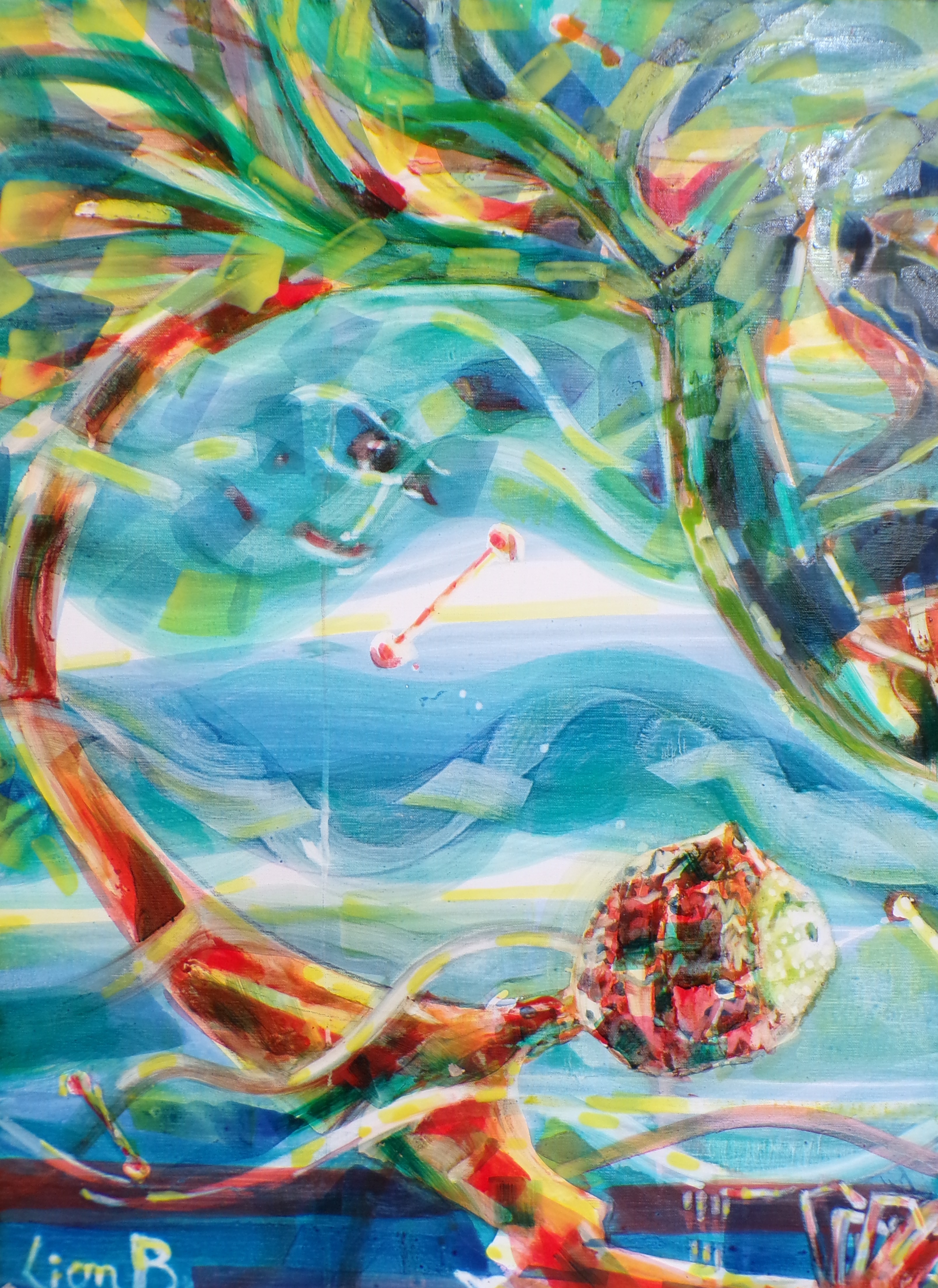 Lion Bamon painting 02