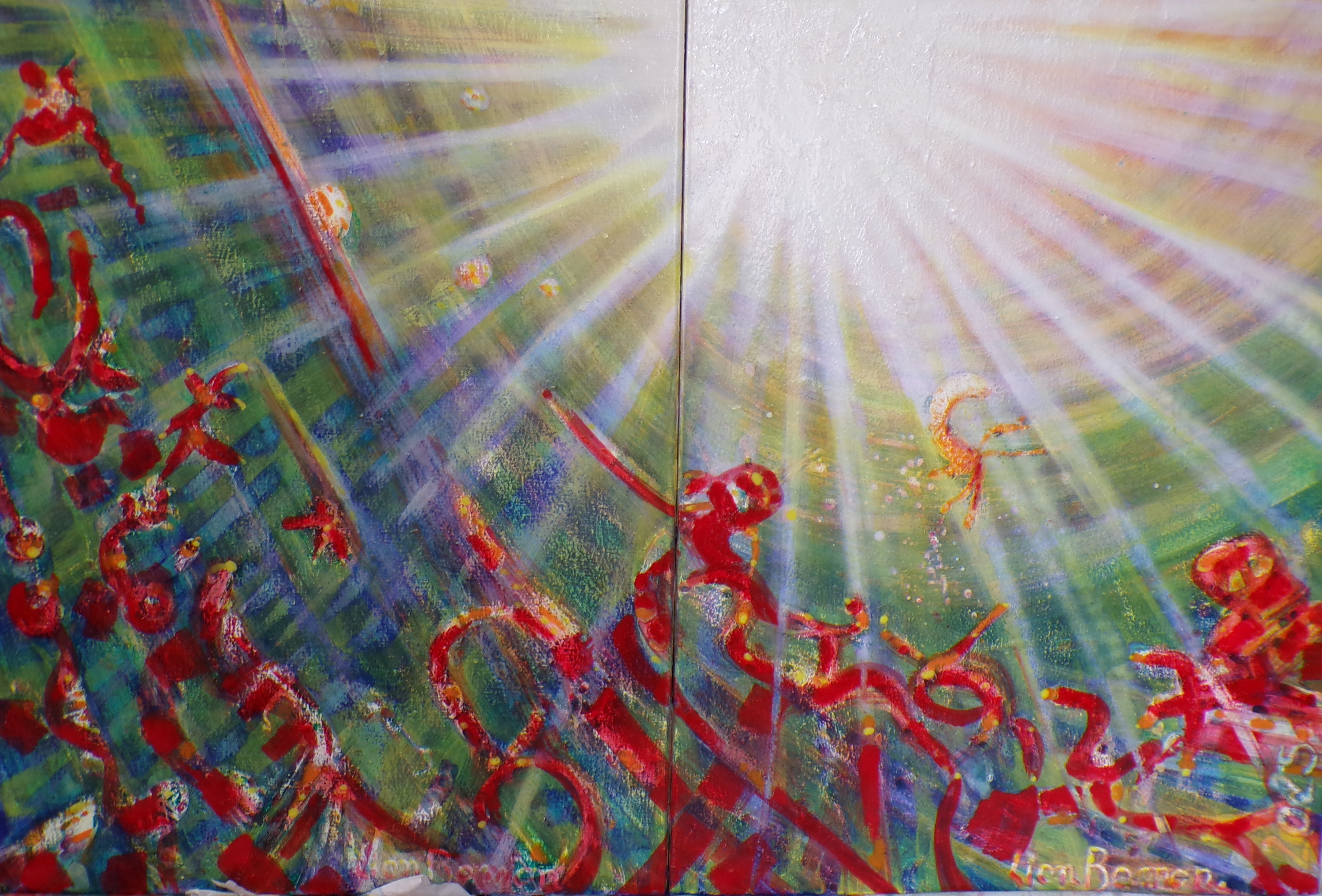 Lion Bamon painting 09