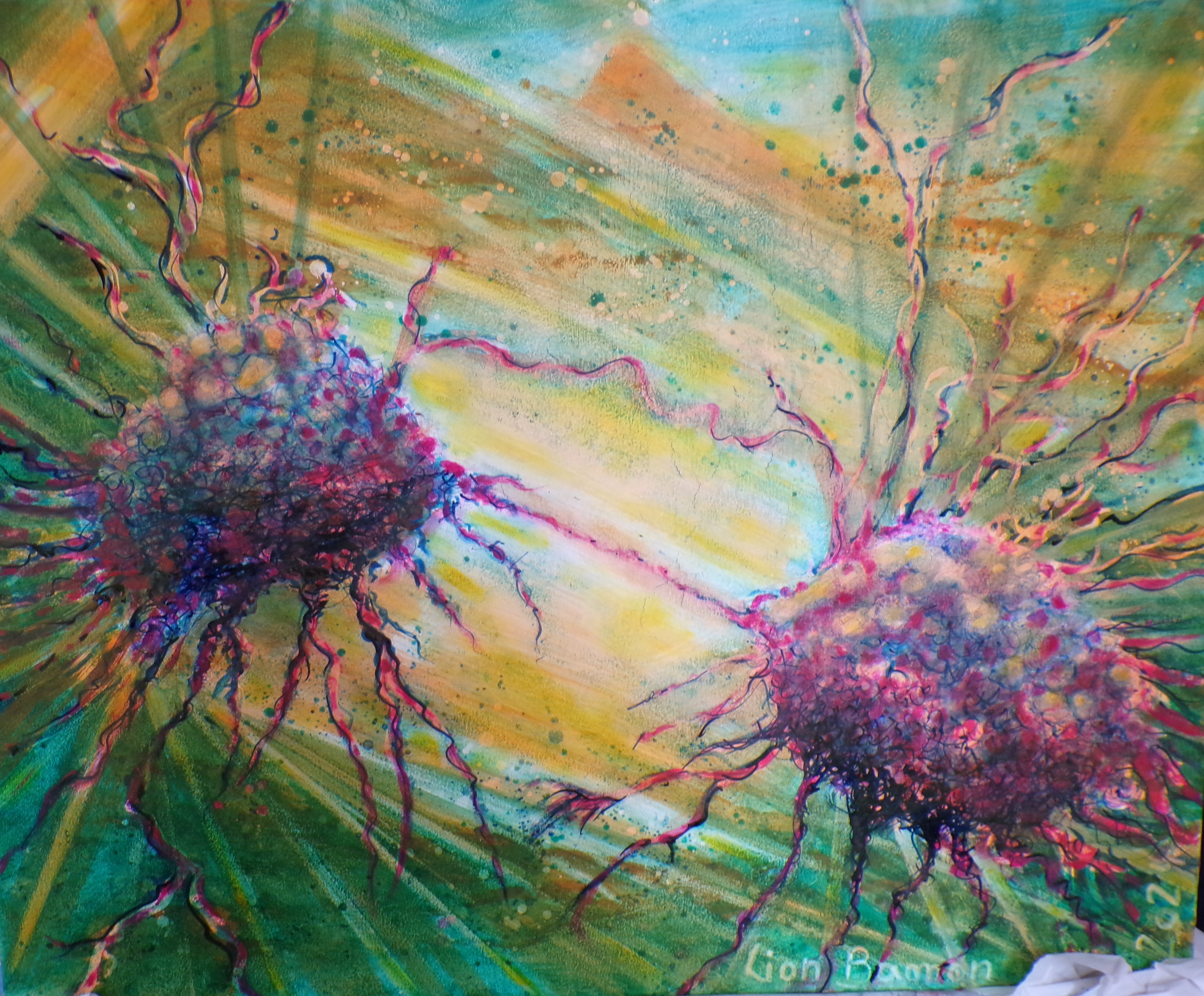 Lion Bamon painting 11