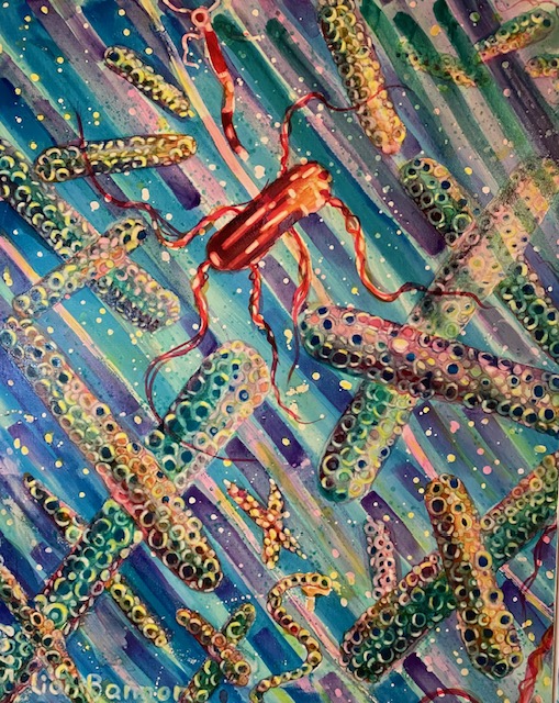 Lion Bamon painting 17